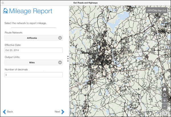 Configuring the mileage report